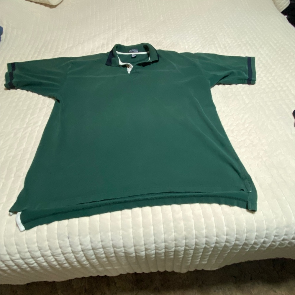Forest Green Polo Shirt with Classic Collar